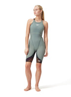 Speedo - Women's Fastskin LZR Ignite Kneeskin - Green/Orange image 0