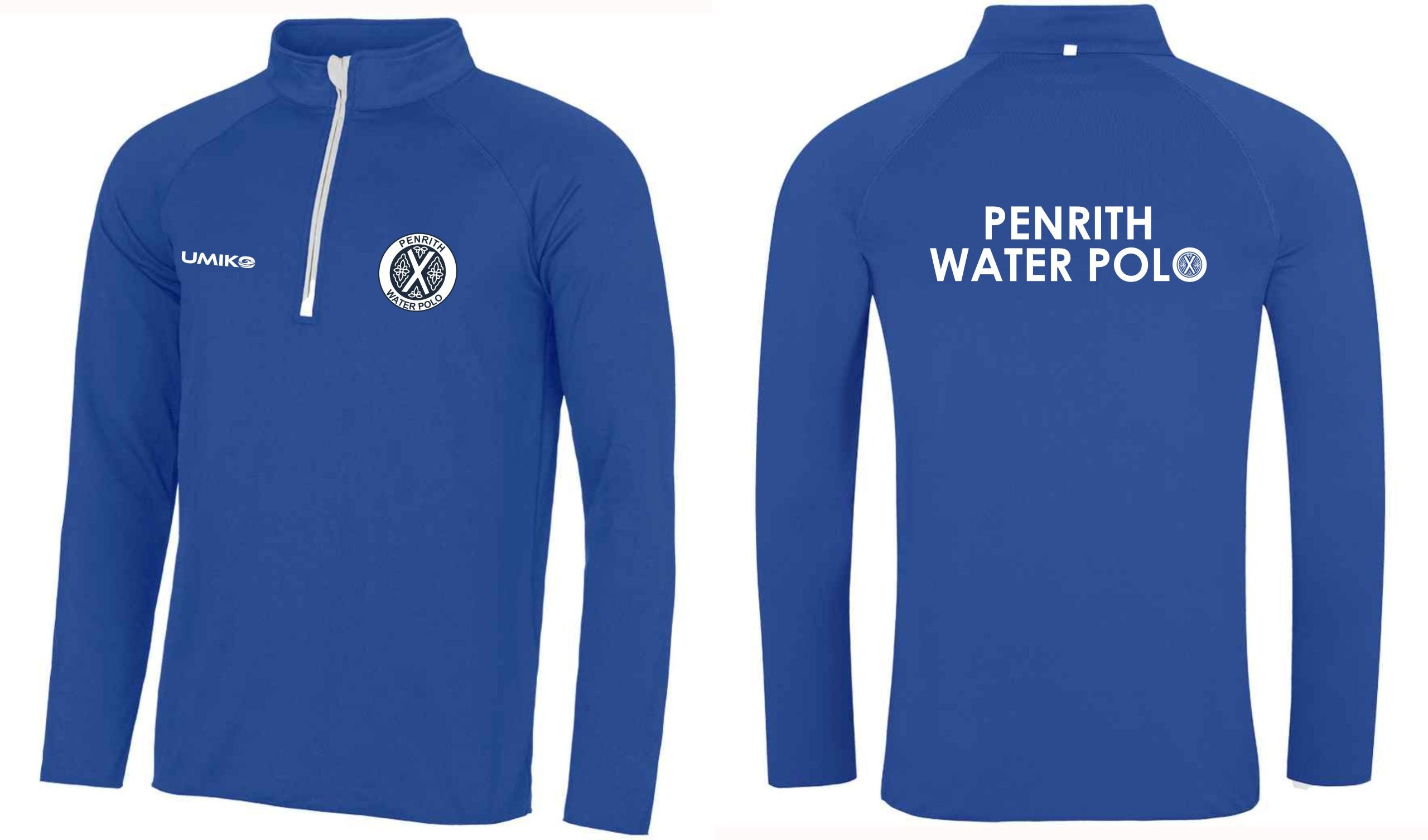 Penrith Water Polo Half zip sweat top - Unisex image 0