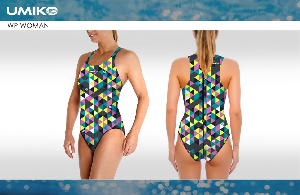 Triangle Grey Water polo costume- Umiko image 0