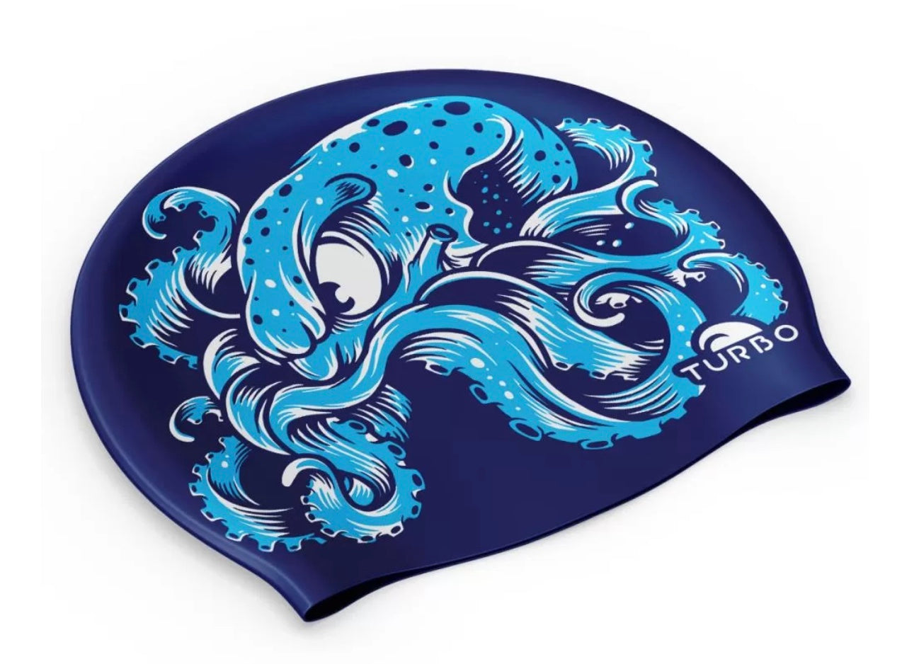 Turbo Silicone Swim Cap - Mr Octo image 0