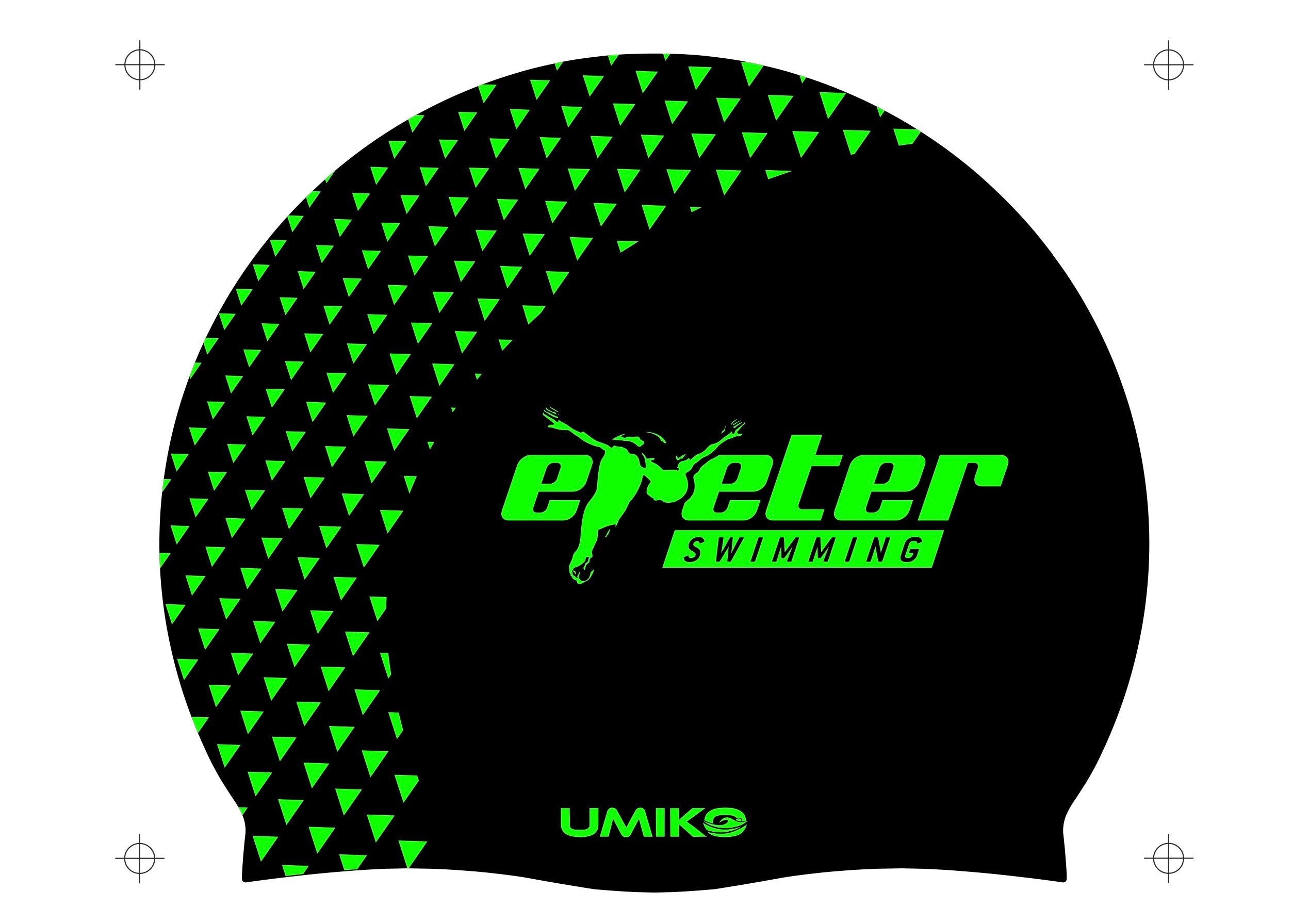 Exeter SC.- Silicone Swim Cap - Black image 0