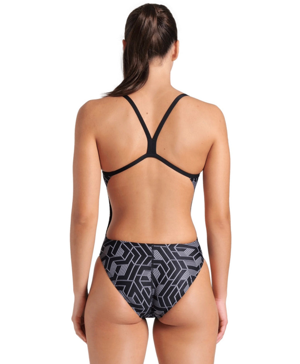 Arena - WOMENS ESCAPE CHALLENGE BACK SWIMSUIT - Black image 1