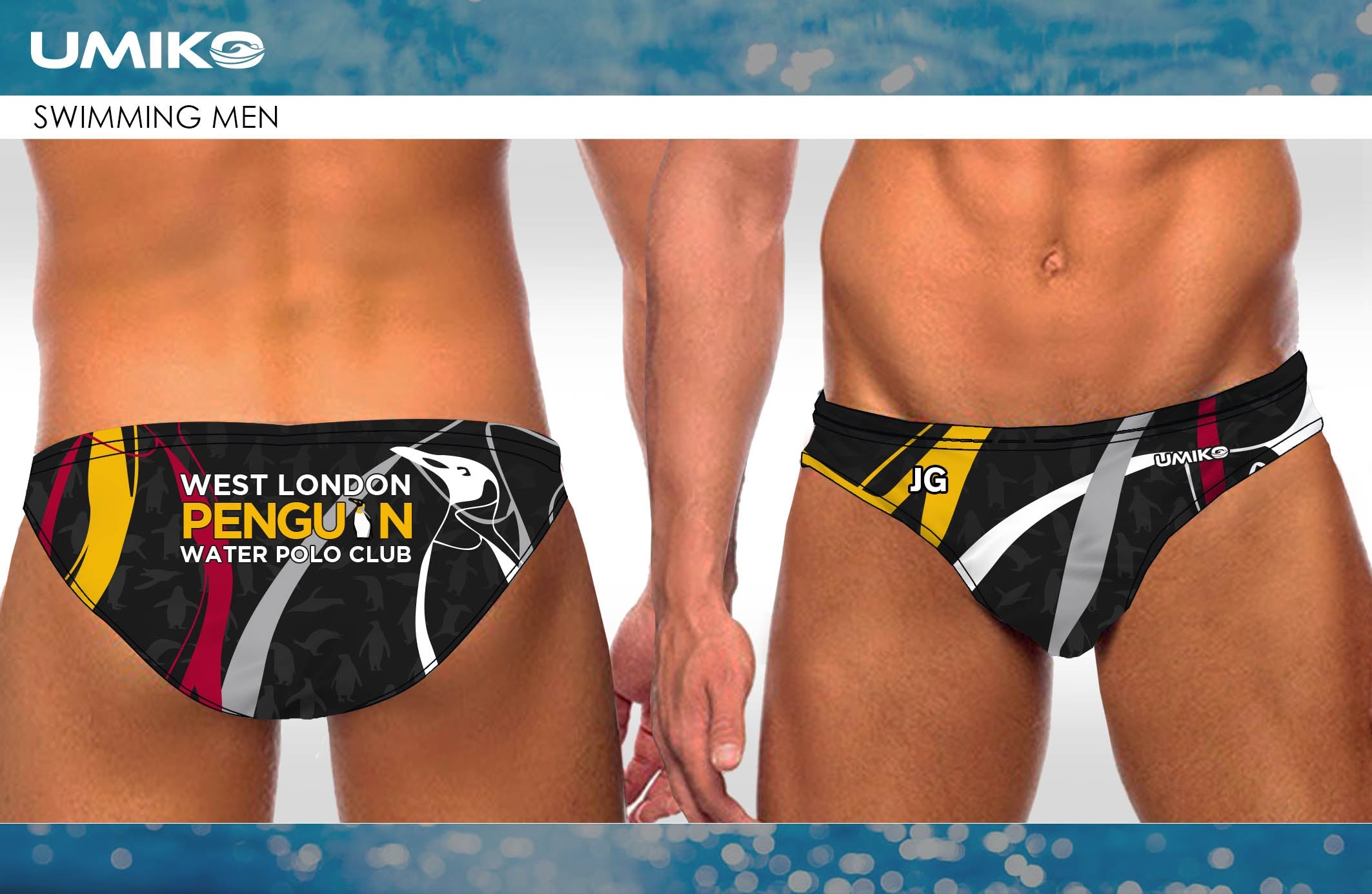 West London Penguin Junior Kit - Boy's / Men's Water Polo Trunks image 0