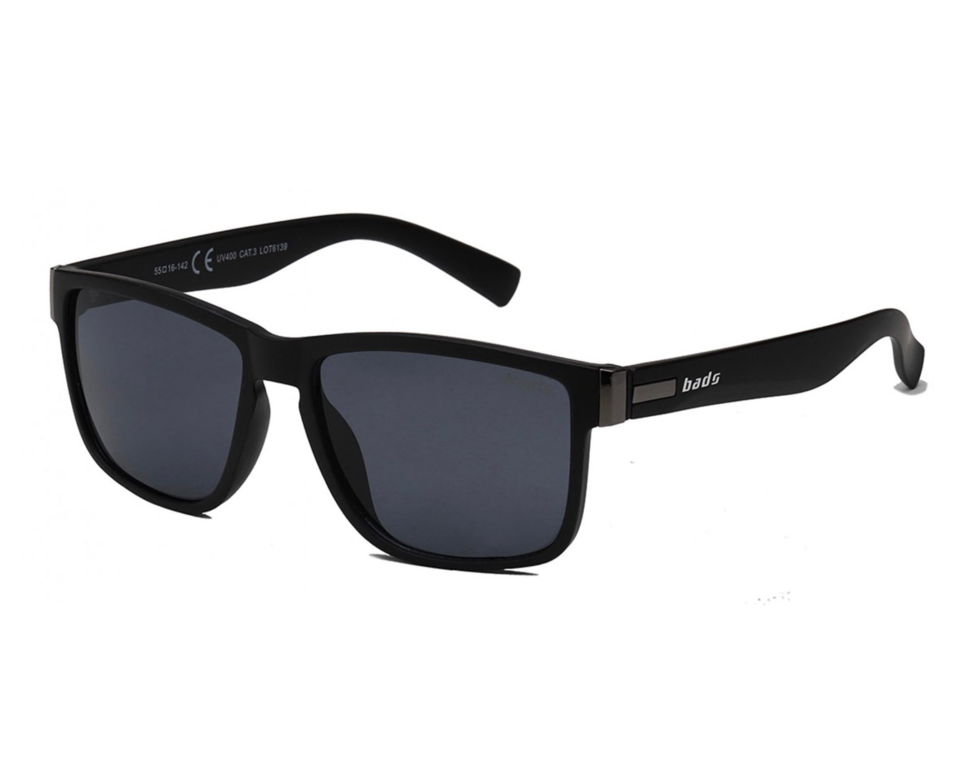Bads- Sunglasses- Black & Grey Lens image 0