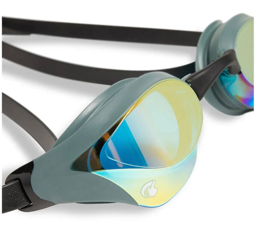Arena Cobra Core Swipe Mirror swimming goggles - Aqua-Sage-Black image 1