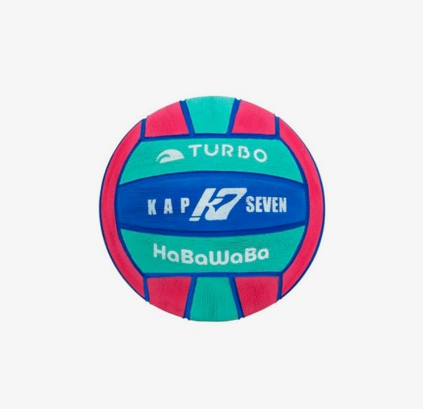 Size 3 Water Polo Ball Multicolour/Blue - Turbo/Kap7 image 0