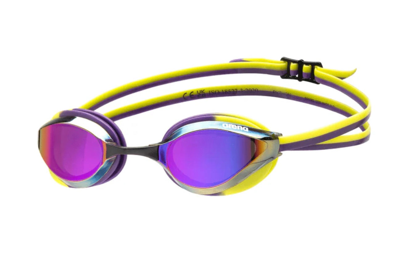 ARENA PYTHON MIRROR GOGGLES - Violet- Plum- Lime image 0