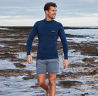 ZONE3 Mens Yulex Long Sleeve Swim Top image 3