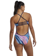 TYR DURAFAST ELITE® WOMEN'S TRINITYFIT SWIMSUIT - RIPTIDAL- Pink / Multi image 3