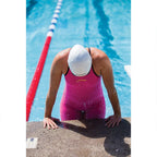 Finis - Fuse Race Open Back Kneeskin- Versatile Technical Racing Suit - Hot Pink