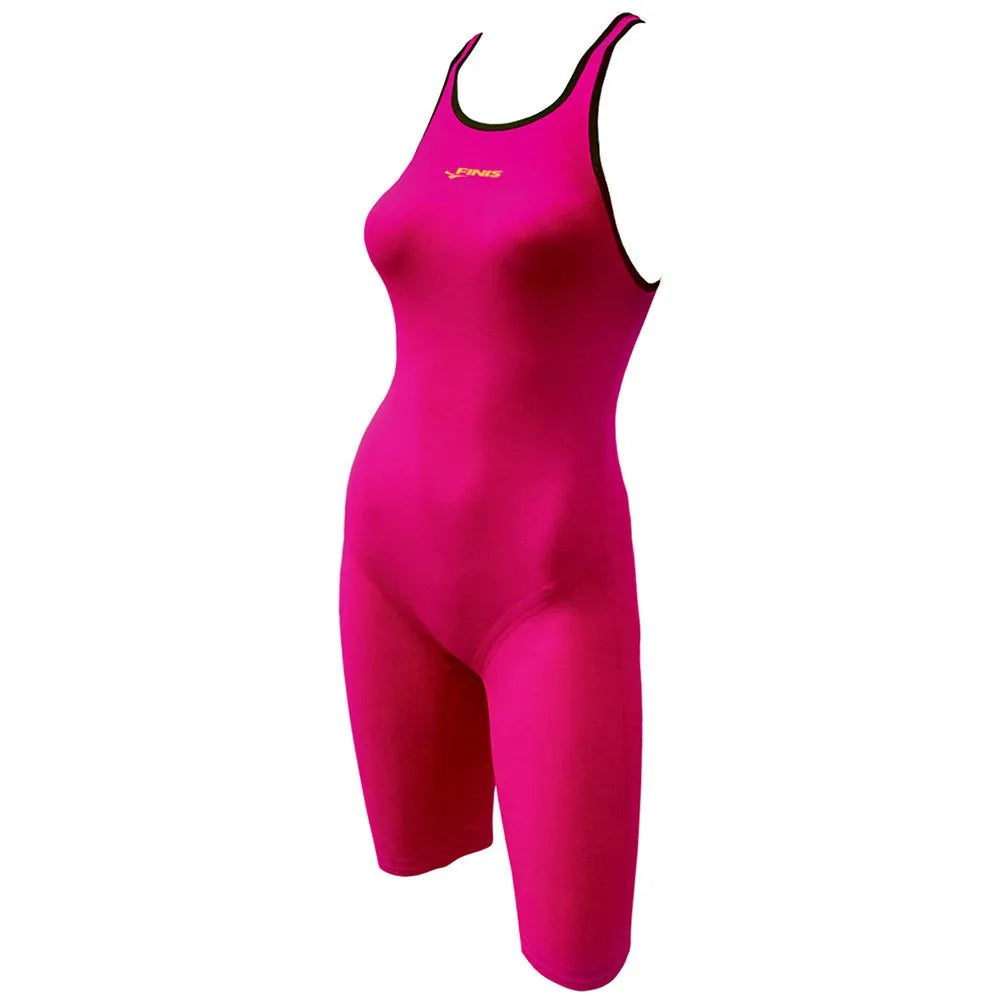 Finis - Fuse Race Open Back Kneeskin- Versatile Technical Racing Suit - Hot Pink
