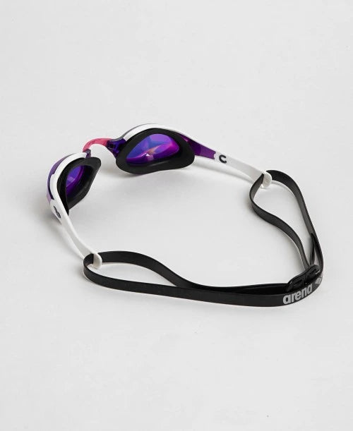 Arena - Cobra Edge Swipe Mirror Goggles - Violet/White/Black