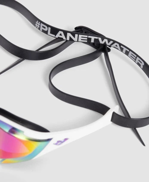 Arena - Cobra Edge Swipe Mirror Goggles - Violet/White/Black