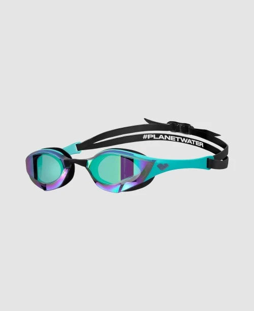 Arena - Cobra Edge Swipe Mirror Goggles - Emerald/Peacock/Black