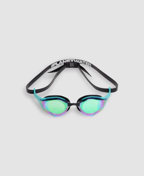 Arena - Cobra Edge Swipe Mirror Goggles - Emerald/Peacock/Black