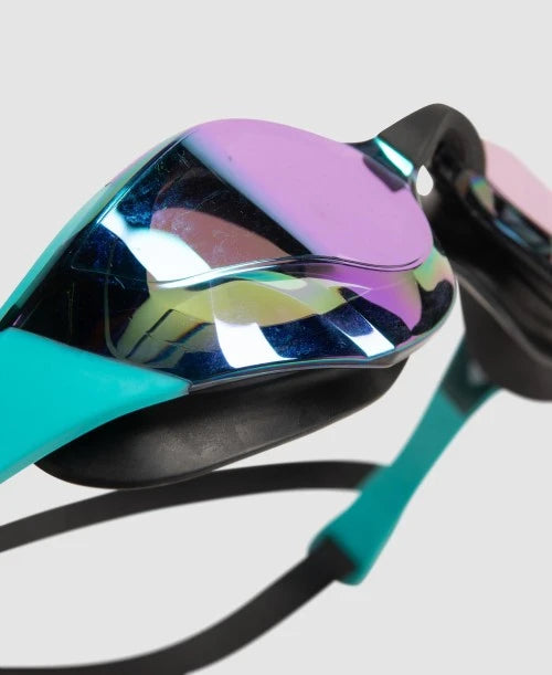 Arena - Cobra Edge Swipe Mirror Goggles - Emerald/Peacock/Black