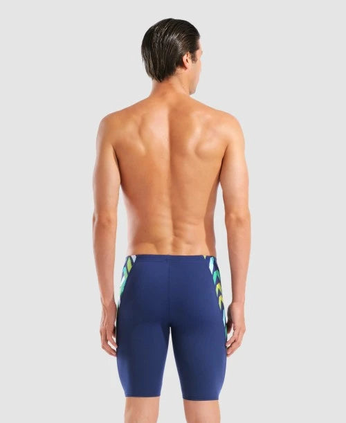 Arena - NEW Texture Men's Jammer - Navy/Multi