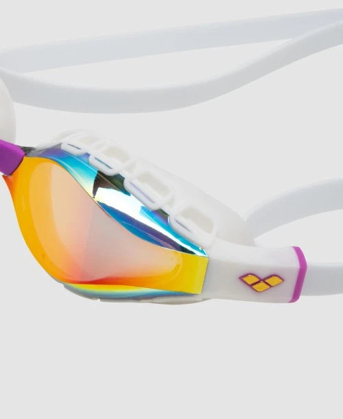 NEW Arena Air Sonic Mirror Goggles - Gold/White
