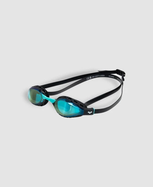 NEW Arena Air Sonic Mirror Goggles - Aqua/Black