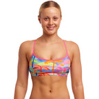 Funkita - Poka Palm - Ladies Swim Crop Top