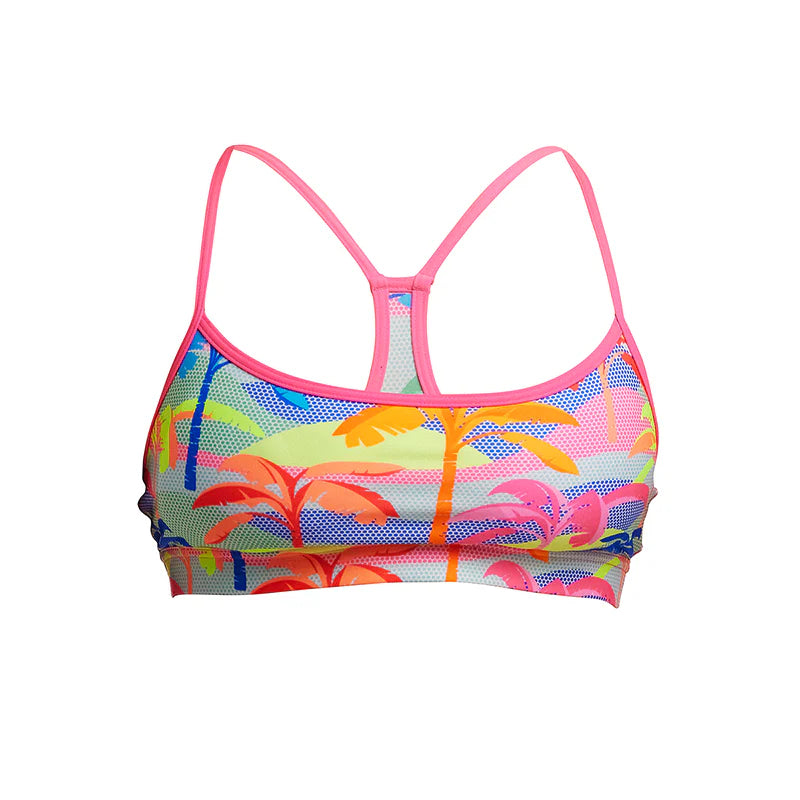 Funkita - Poka Palm - Ladies Swim Crop Top