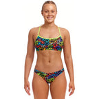 Funkita - Slothed - Ladies Swim Crop Top