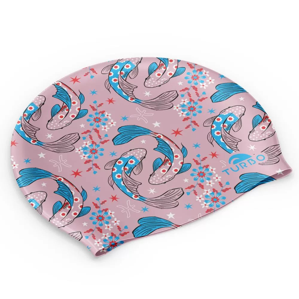 Turbo Silicone Swim Cap - Carpa Pink