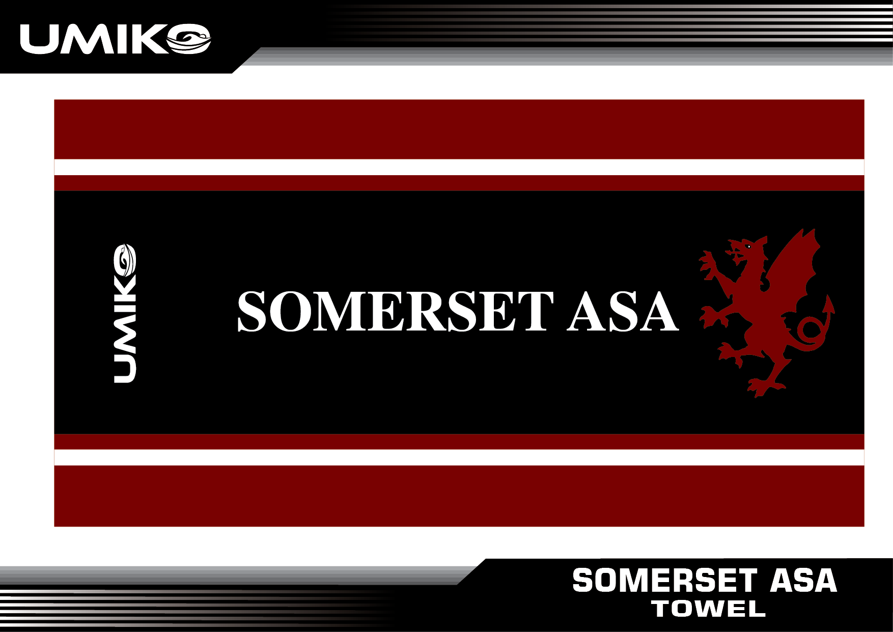Somerset County ASA - Microfibre/ Cotton towel
