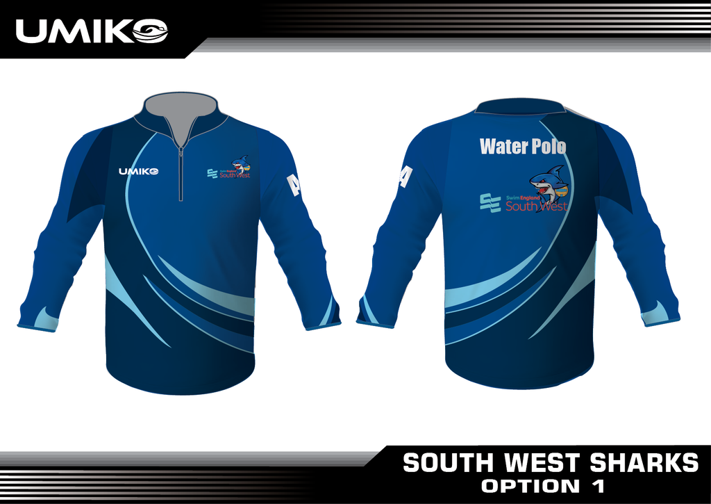 South West Sharks Water Polo - Quarter Zip - Umiko
