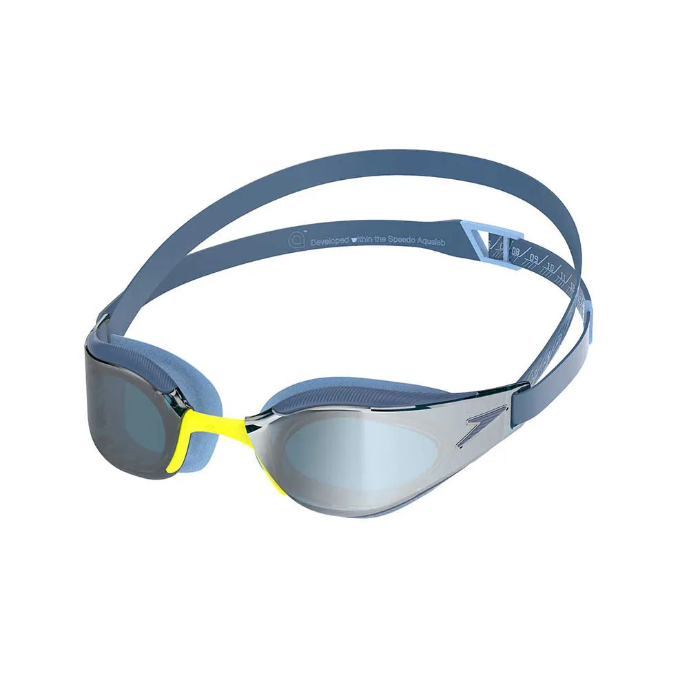 Speedo - Fastskin Hyper Elite Mirror Goggles -  Blue/Silver