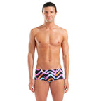 Arena - Texture Low Waist Swim Shorts - Black/Multi