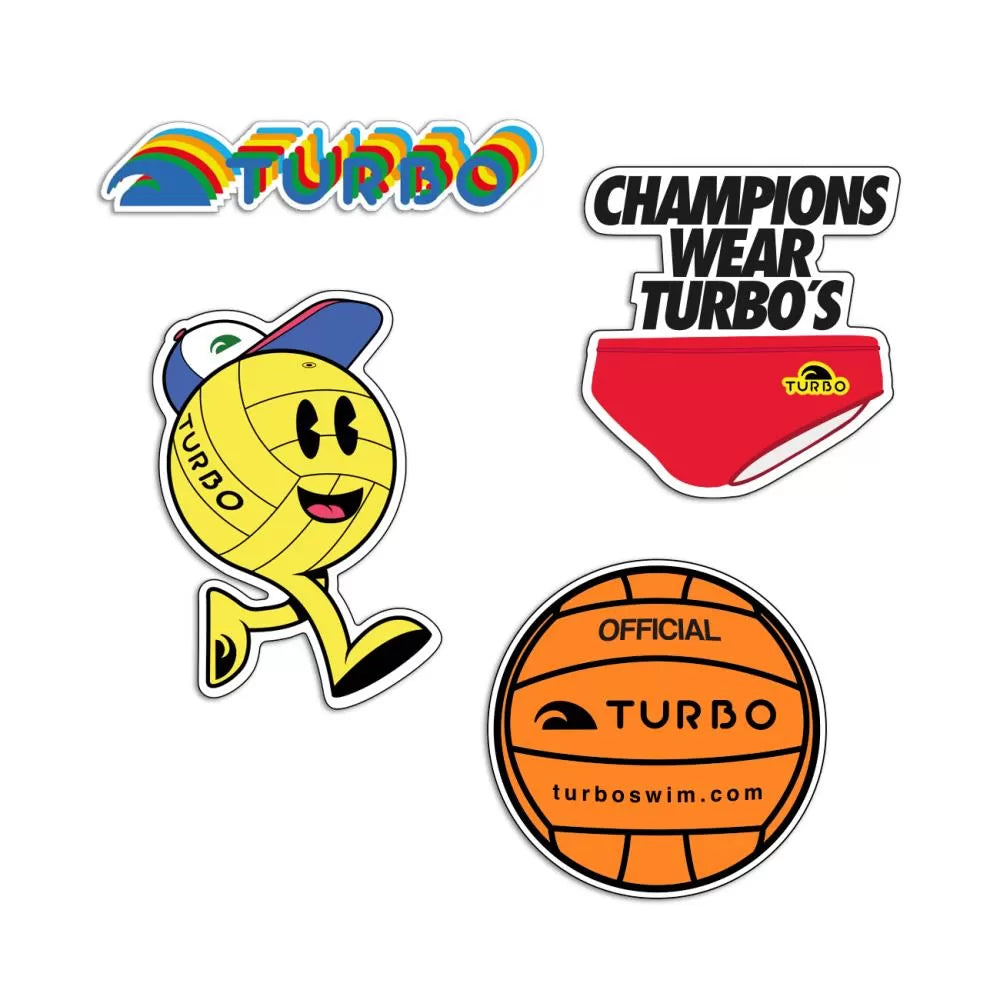Wild Turbo Sticker Turbo - Sticker Pack - WP Vibes – Wyvern Swimwear