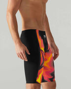 TYR Mens Shockwave Infrared High Waisted Jammer - Fire