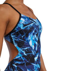 TYR - REFLECTA WOMEN'S CUTOUTFIT SWIMSUIT - BLUE ICE