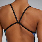 TYR - REFLECTA WOMEN'S CUTOUTFIT SWIMSUIT - BLUE ICE