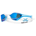 TYR Tracer-X Elite Mirror Goggles - Blue/White